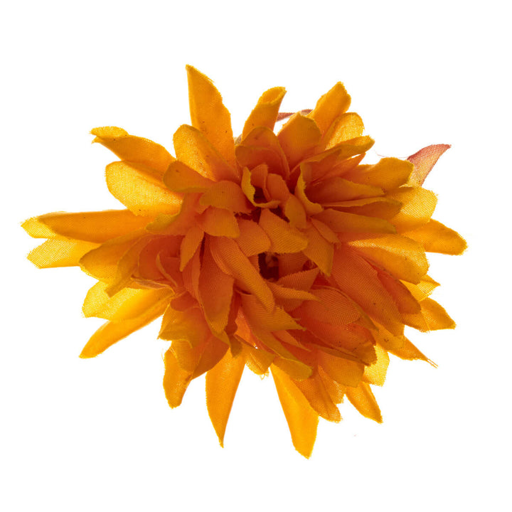 A graceful narrow petaloid flower and Flower brooch 7cm