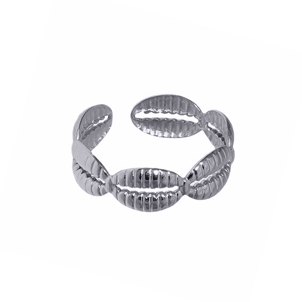 One-size clamshell steel ring (Steel 316L)