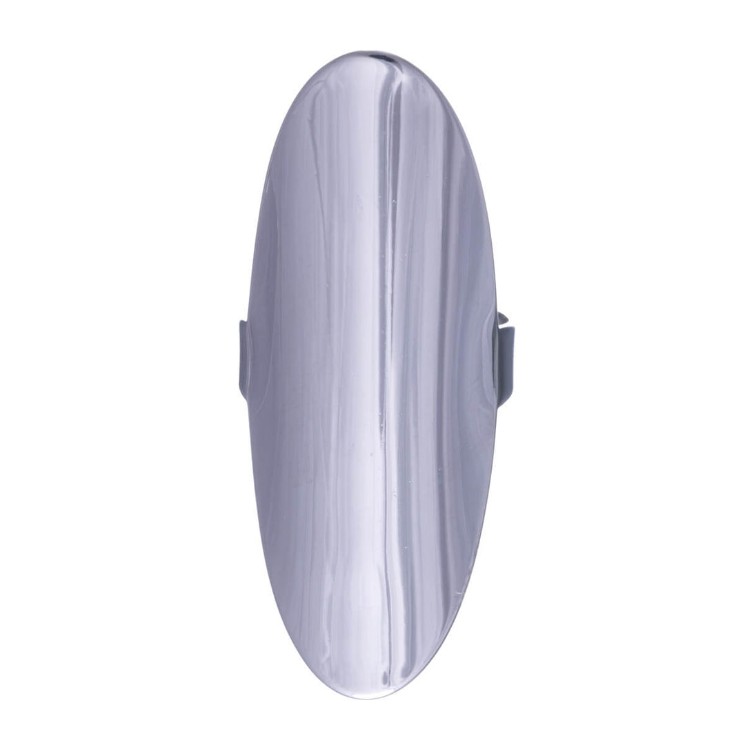 Stor oval stålring med justerbar storlek (stål 316L)