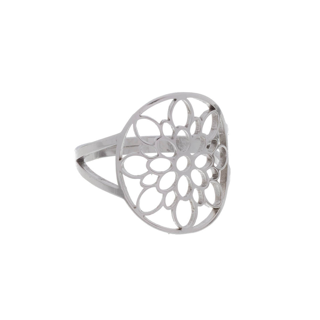 Oval textured adjustable ring (Steel 316L)