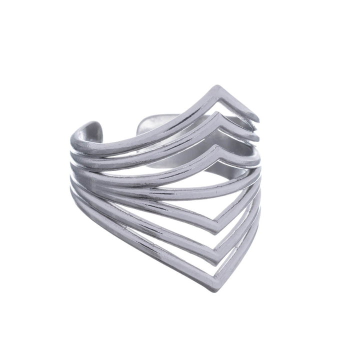 Multi-row wide adjustable ring (316L steel)
