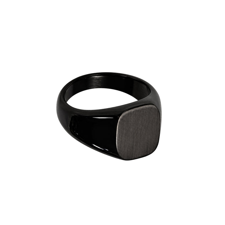 Svart ring (316L-stål)