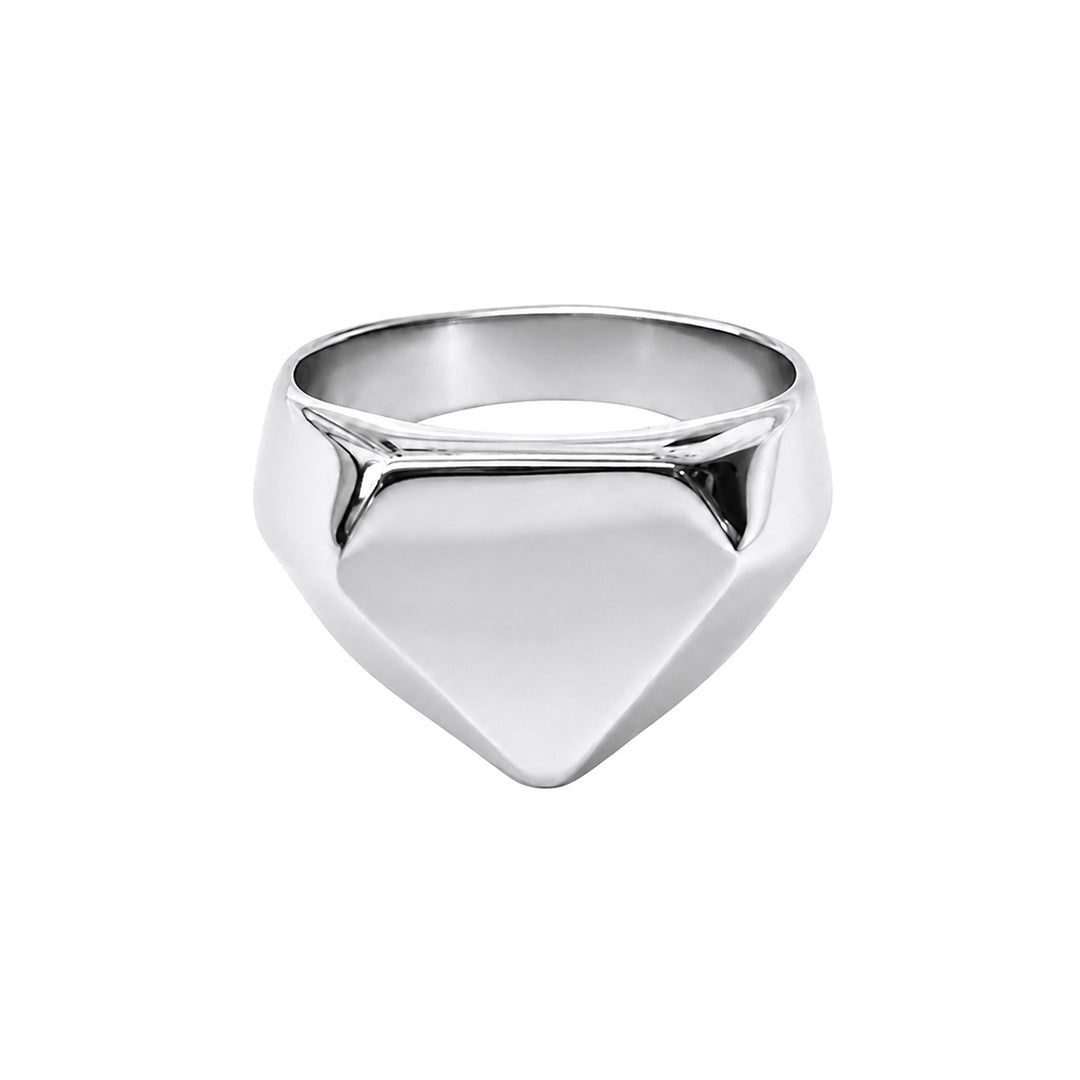 Stålring med kantig diamantform (stål 316L)
