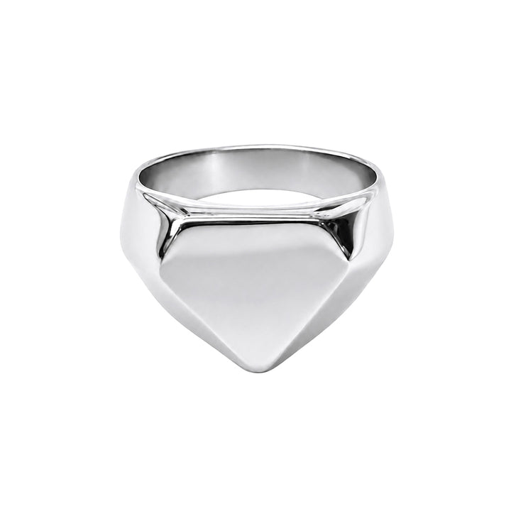 Stålring med kantig diamantform (stål 316L)