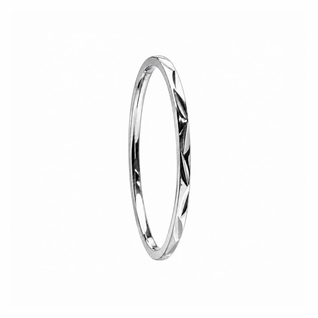 Ohut fasettikuvioitu terässormus 1.4 mm