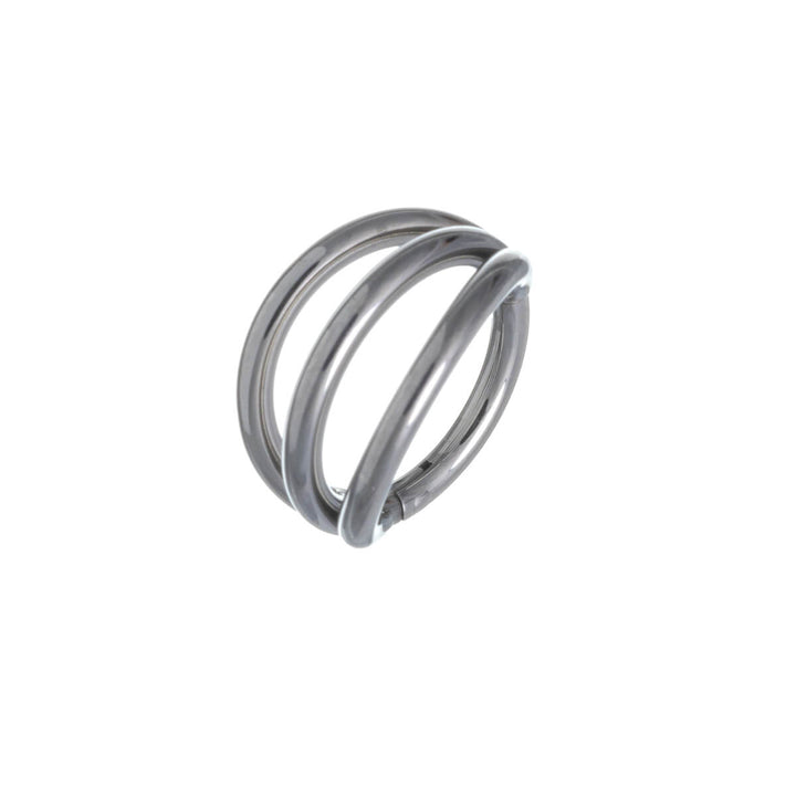 Three row segment ring clicker 1.2mm (Titanium G23)