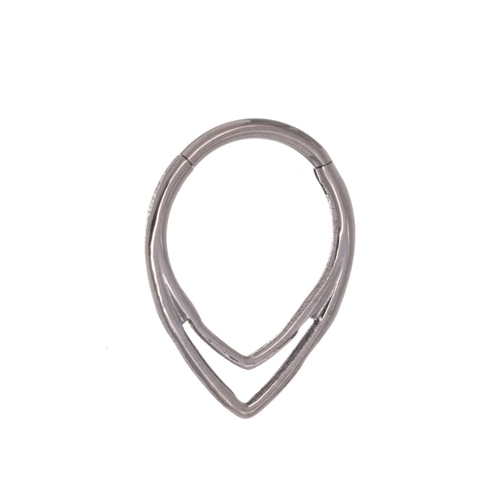 Konisk dubbelring klicksegmentring 1,2 mm (Titan G23)