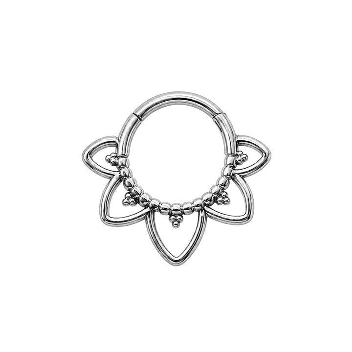 Moulded titanium segment ring clicker 1.2mm (Titanium G23)