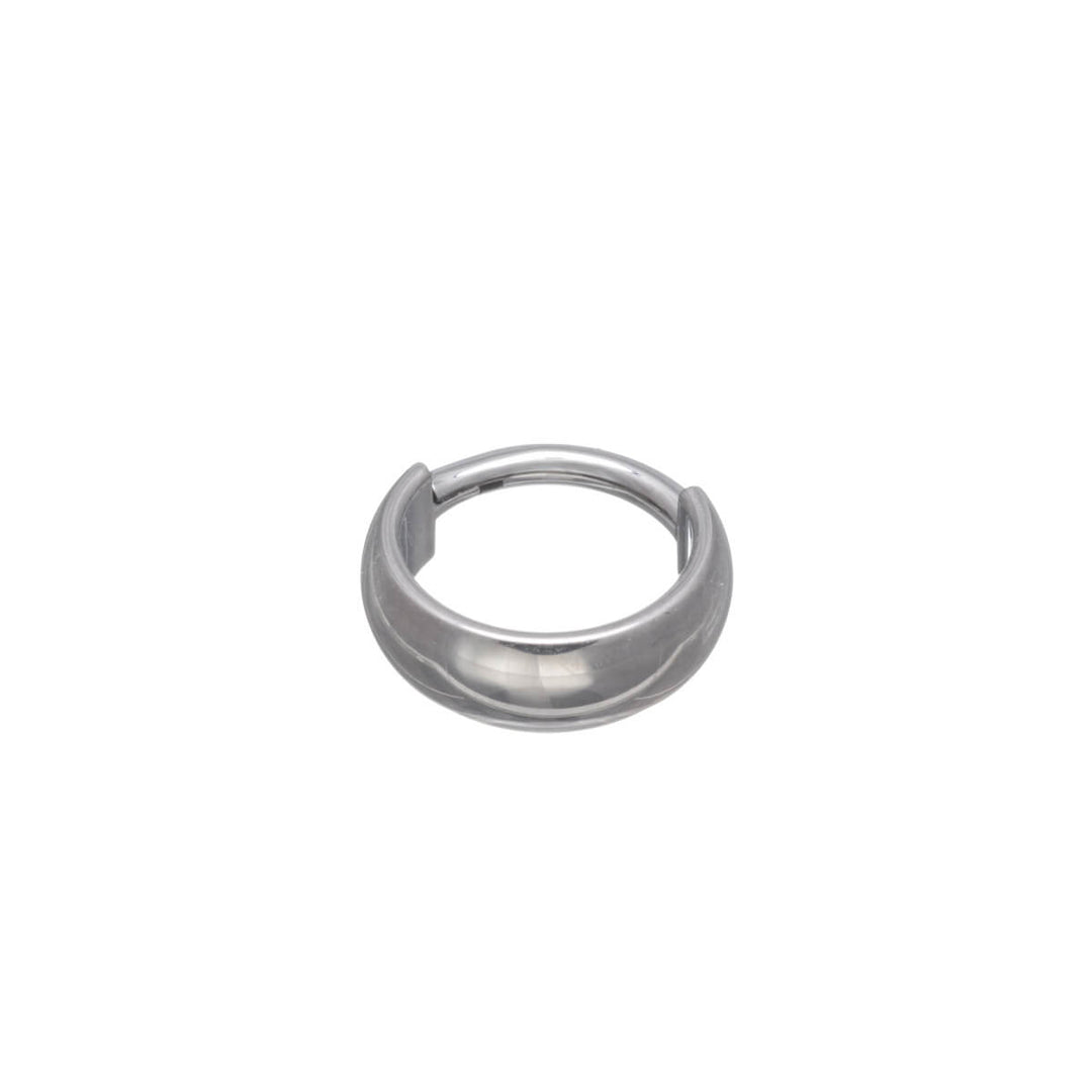 Titanium curved clicker wide Piercing Rings 1.2mm (Titanium G23)