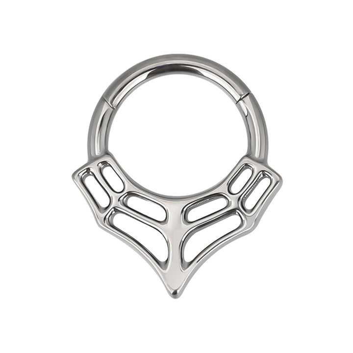 Spindelnät-septumring i titan, clicker 1,2 mm (Titan G23)