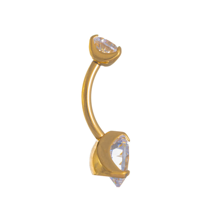 Gold Titanium Zirconia Buttonhole (PVD Titanium G23)