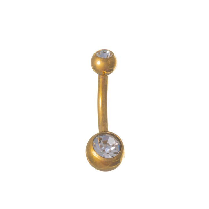 Stone plated gold plated titanium 1.6mm (PVD Titanium G23)