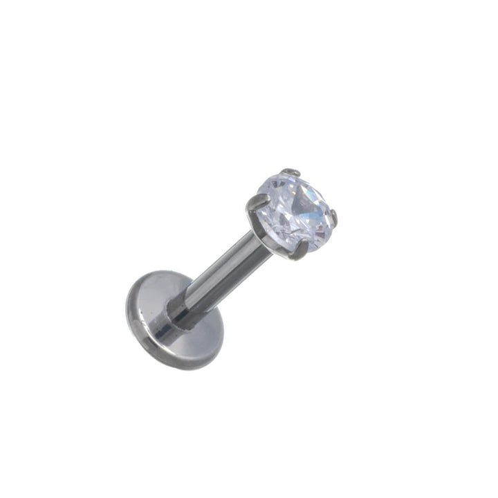 Labret zirkonia stony lip tube 1,2mm (Titan G23)