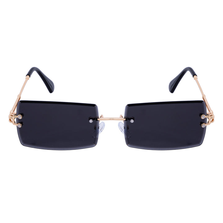 Rectangular sunglasses Frameless lenses