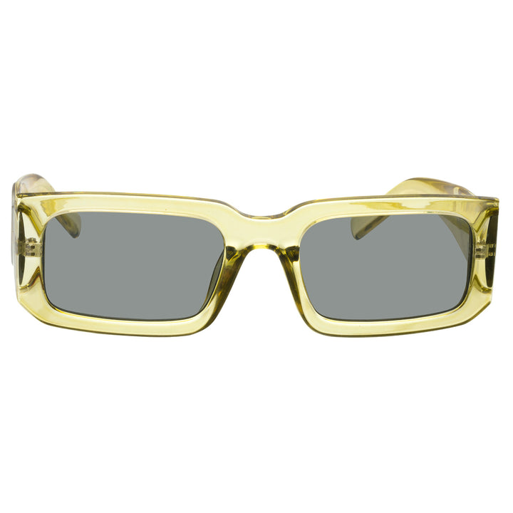 Rectangular angled sunglasses