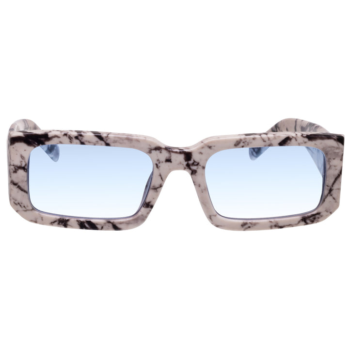 Rectangular angled sunglasses