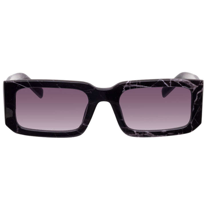 Rectangular angled sunglasses