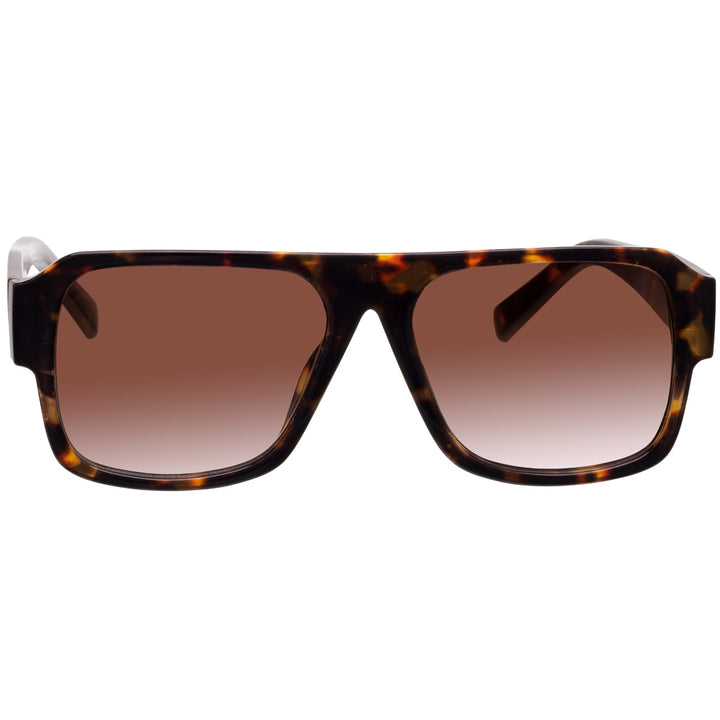 Angled aviator sunglasses flat top