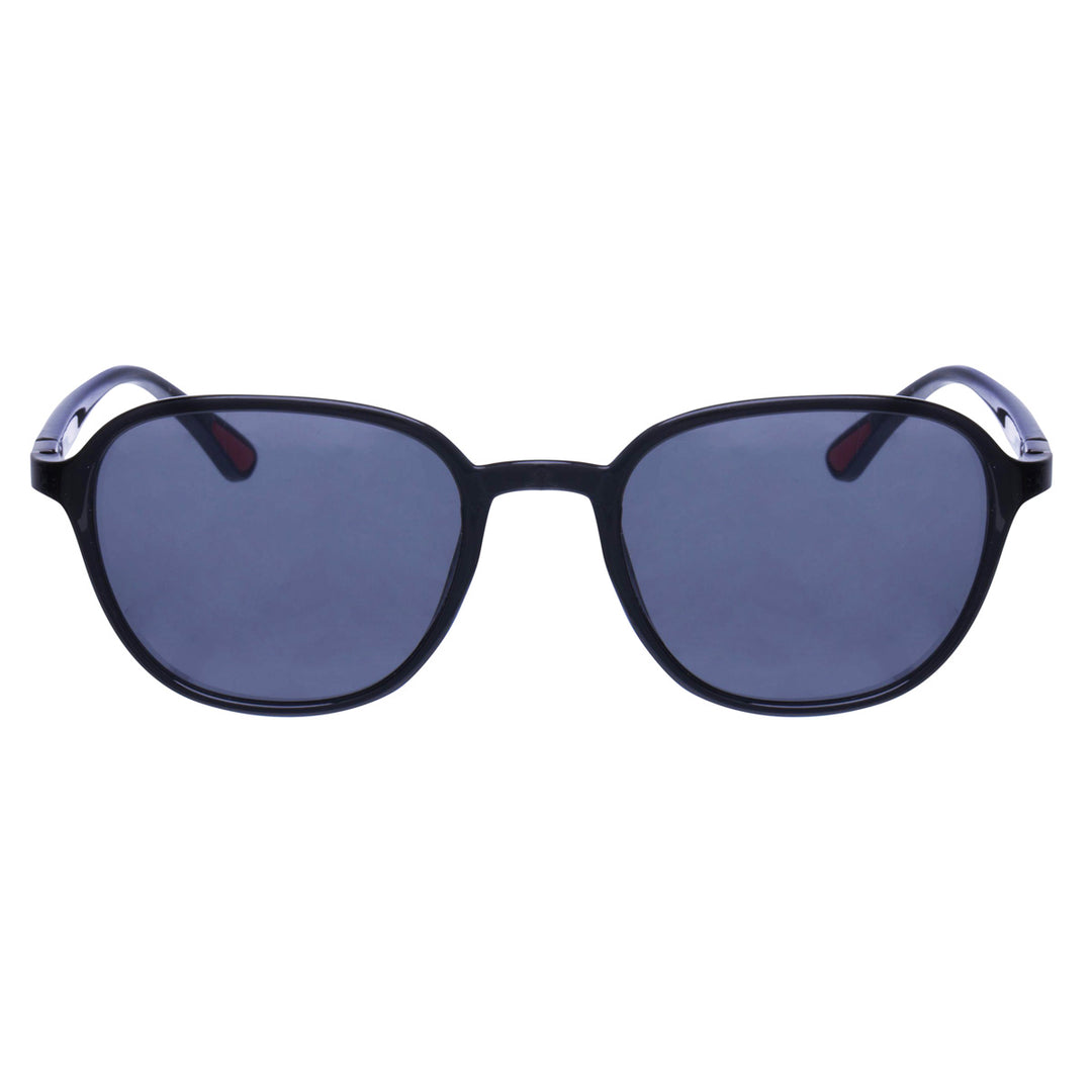 Slim round sunglasses with plastic frames