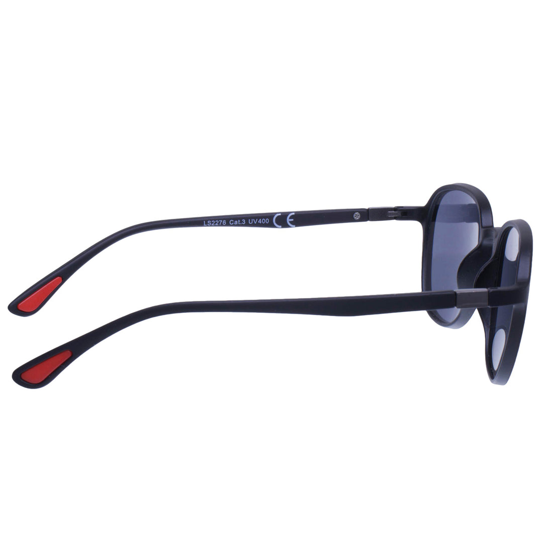 Slim round sunglasses with plastic frames