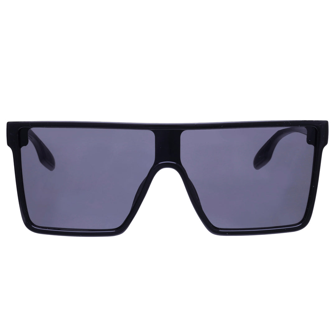 Angled flat top sunglasses