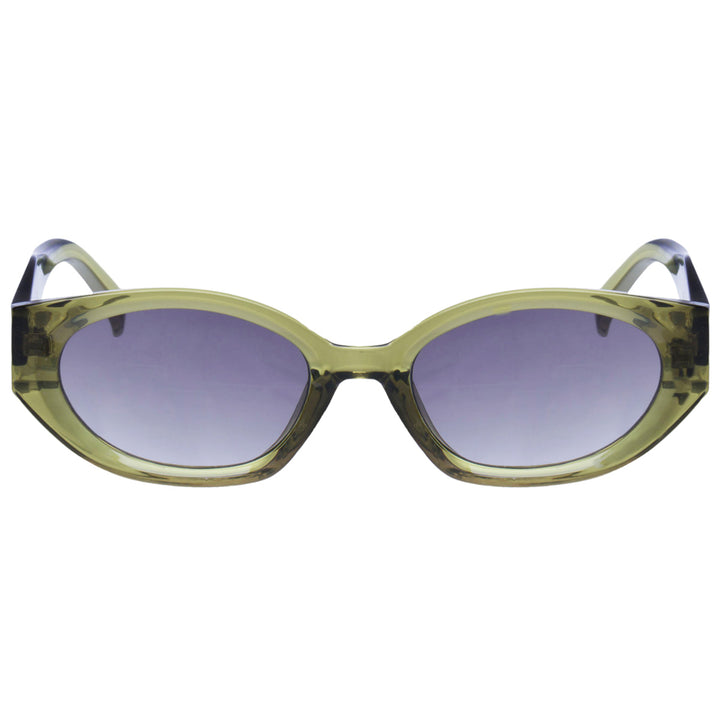 Oval angled sunglasses