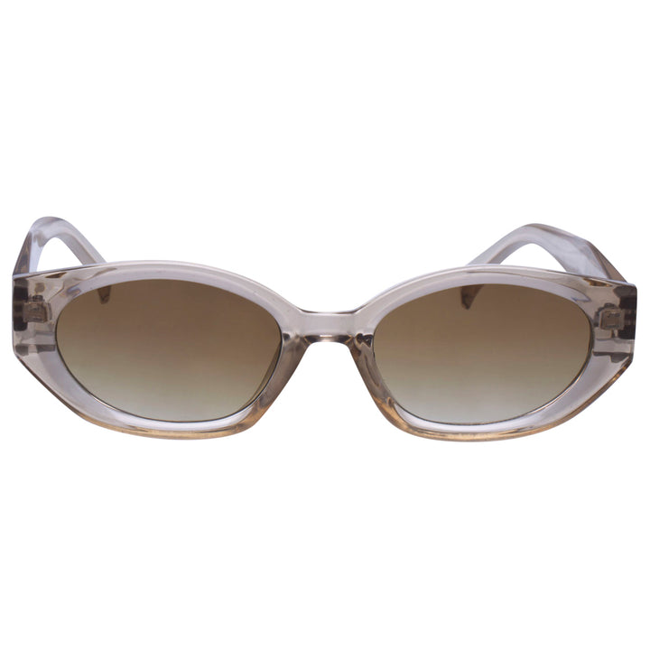 Oval angled sunglasses