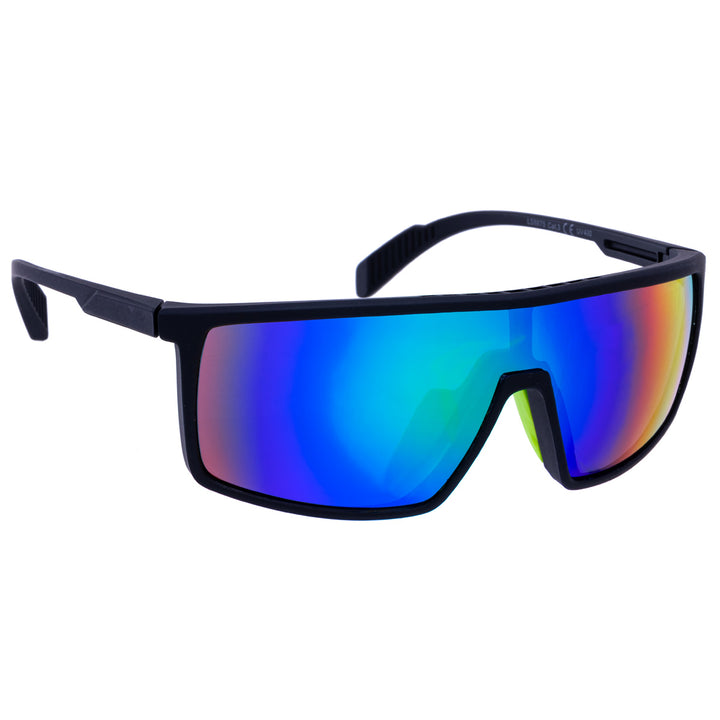 Sporty colourful flat top sunglasses