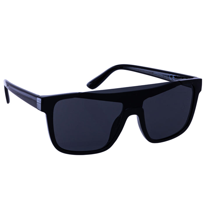 Single lens flat top sunglasses