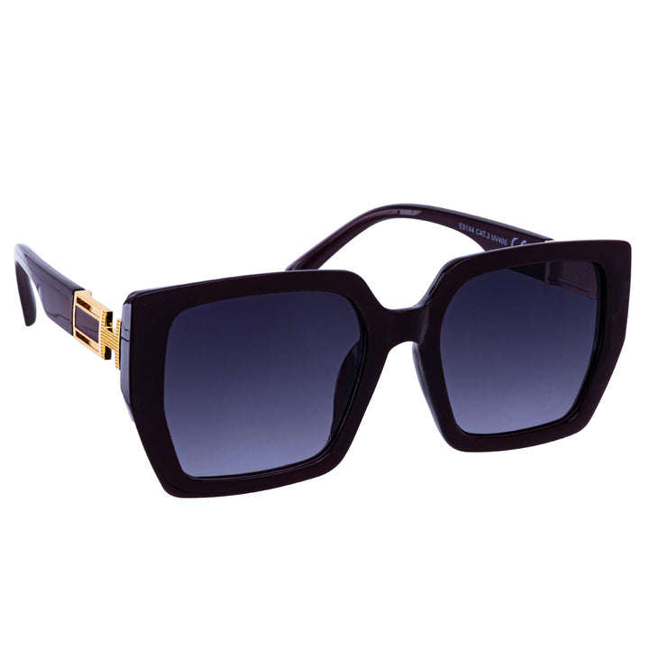 Angular square sunglasses H decoration