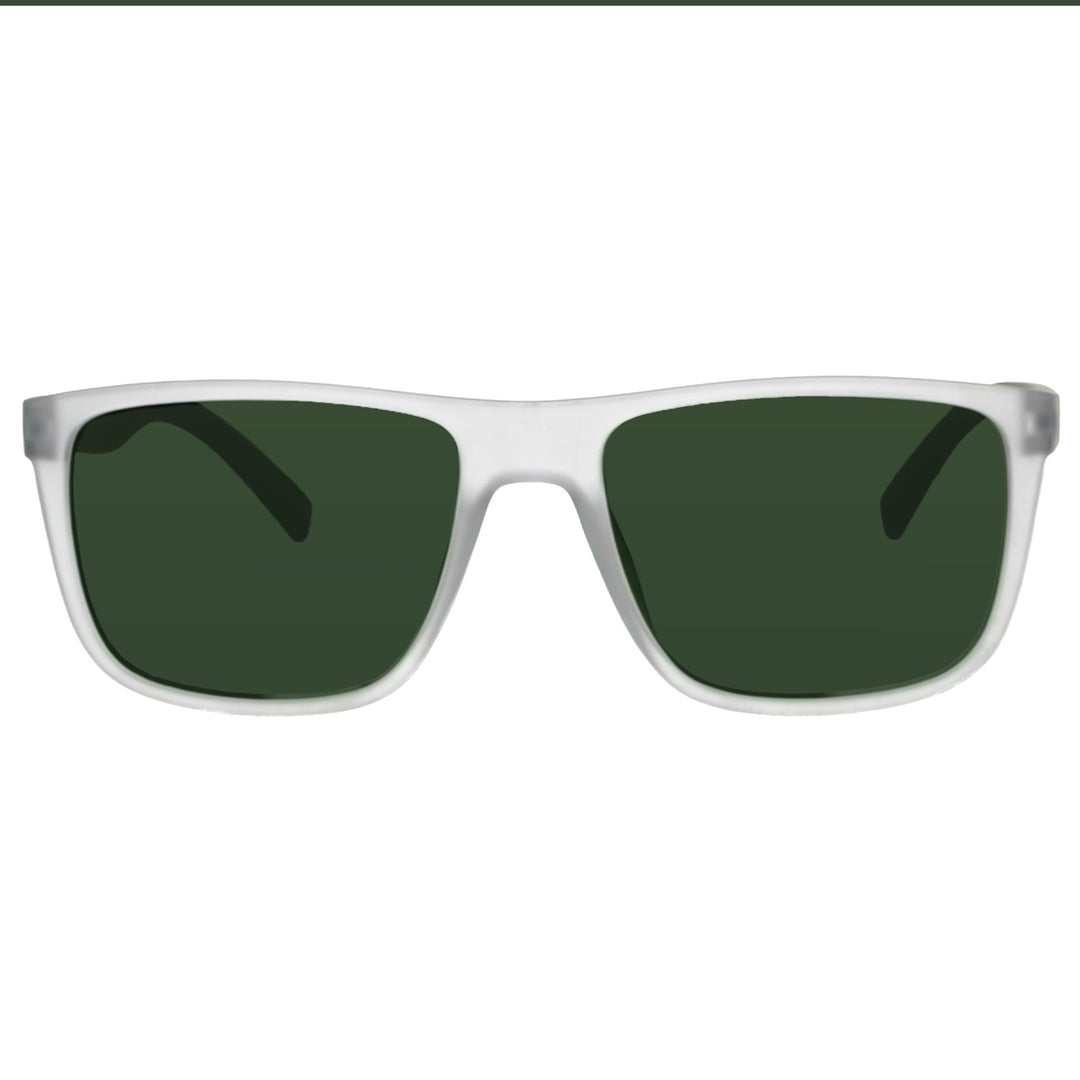 Square polarized sunglasses – a classic model with a matte finish
