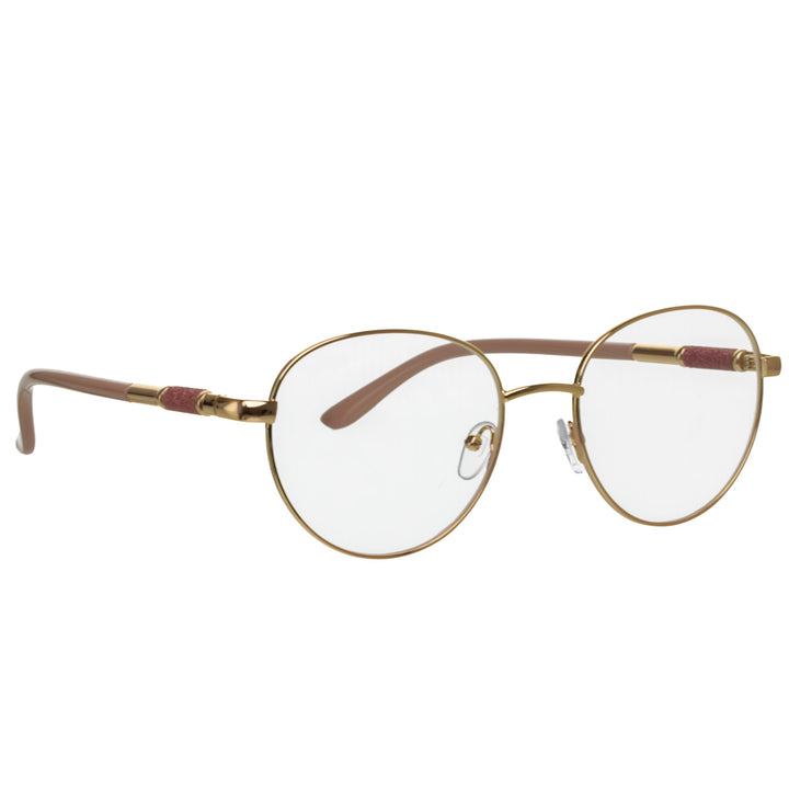 Round imitation glasses with decorative frames