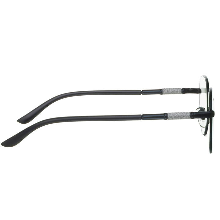 Round imitation glasses with decorative frames