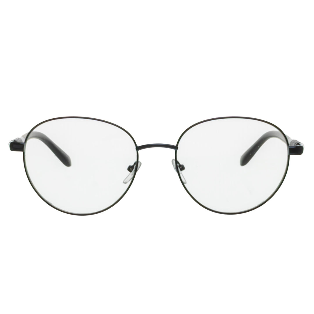 Round imitation glasses with decorative frames