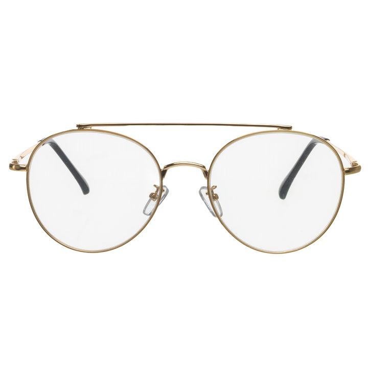 Round image glasses aviator fake glasses
