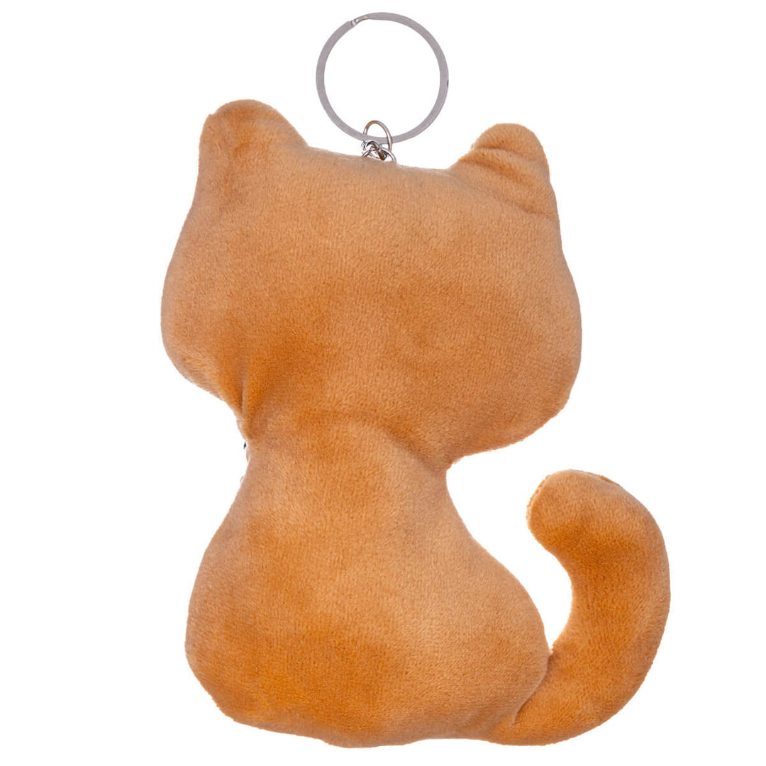 Smiling cat keyring