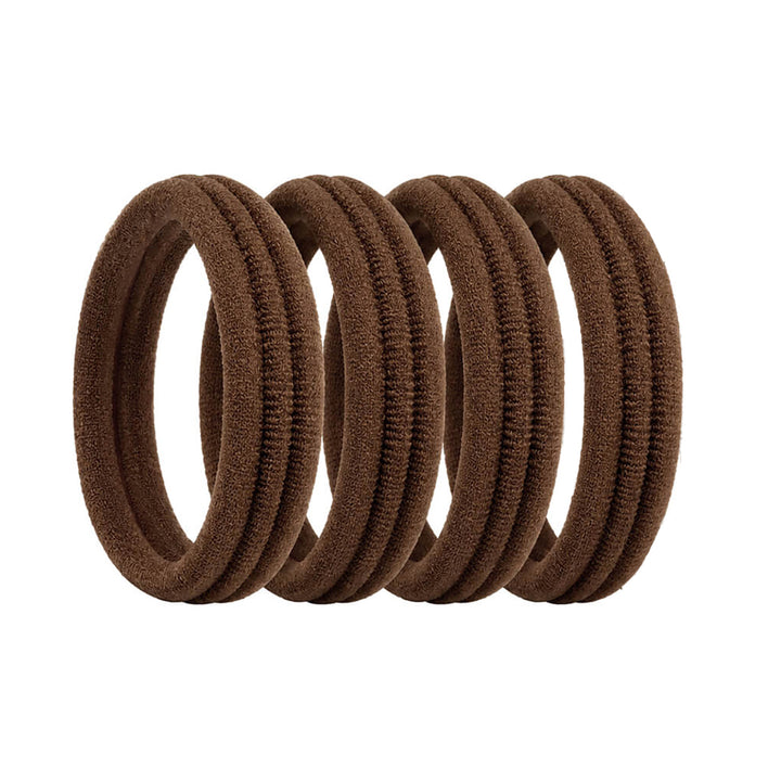 Seamless Hair Ties for Thick Hair, 6-Pack