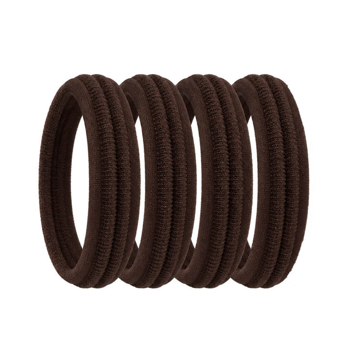 Seamless Hair Ties for Thick Hair, 6-Pack