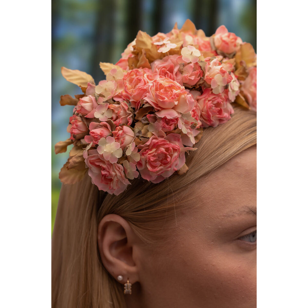 Rich flower hairband flower collar