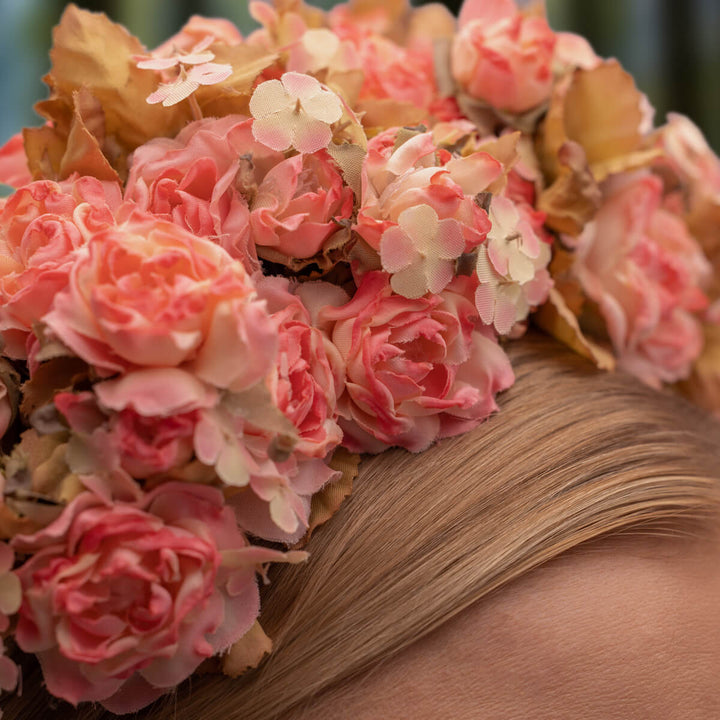 Rich flower hairband flower collar