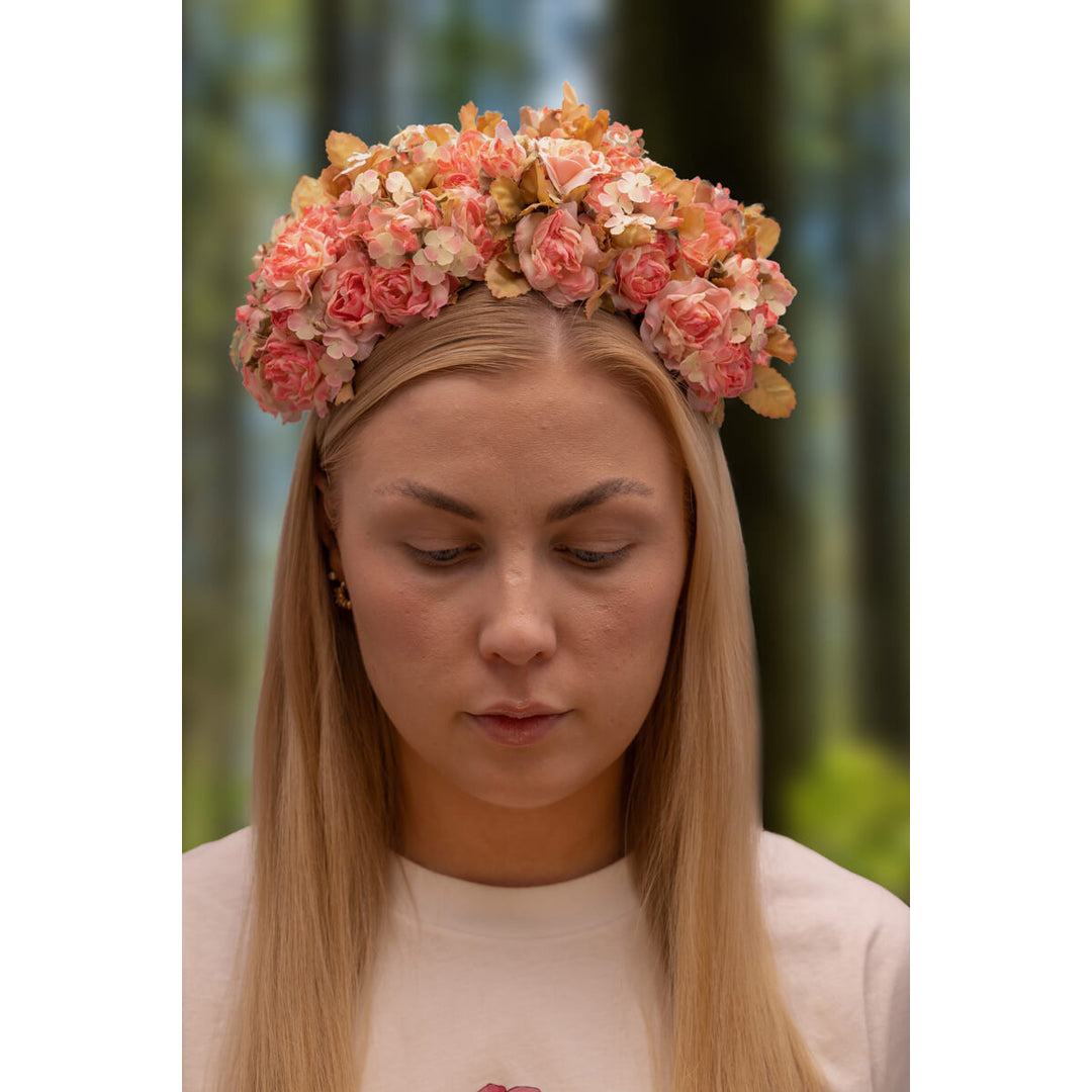 Rich flower hairband flower collar