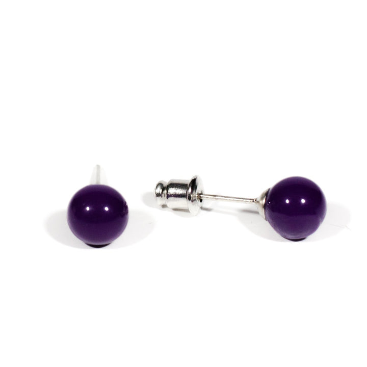 Ball earrings 8mm