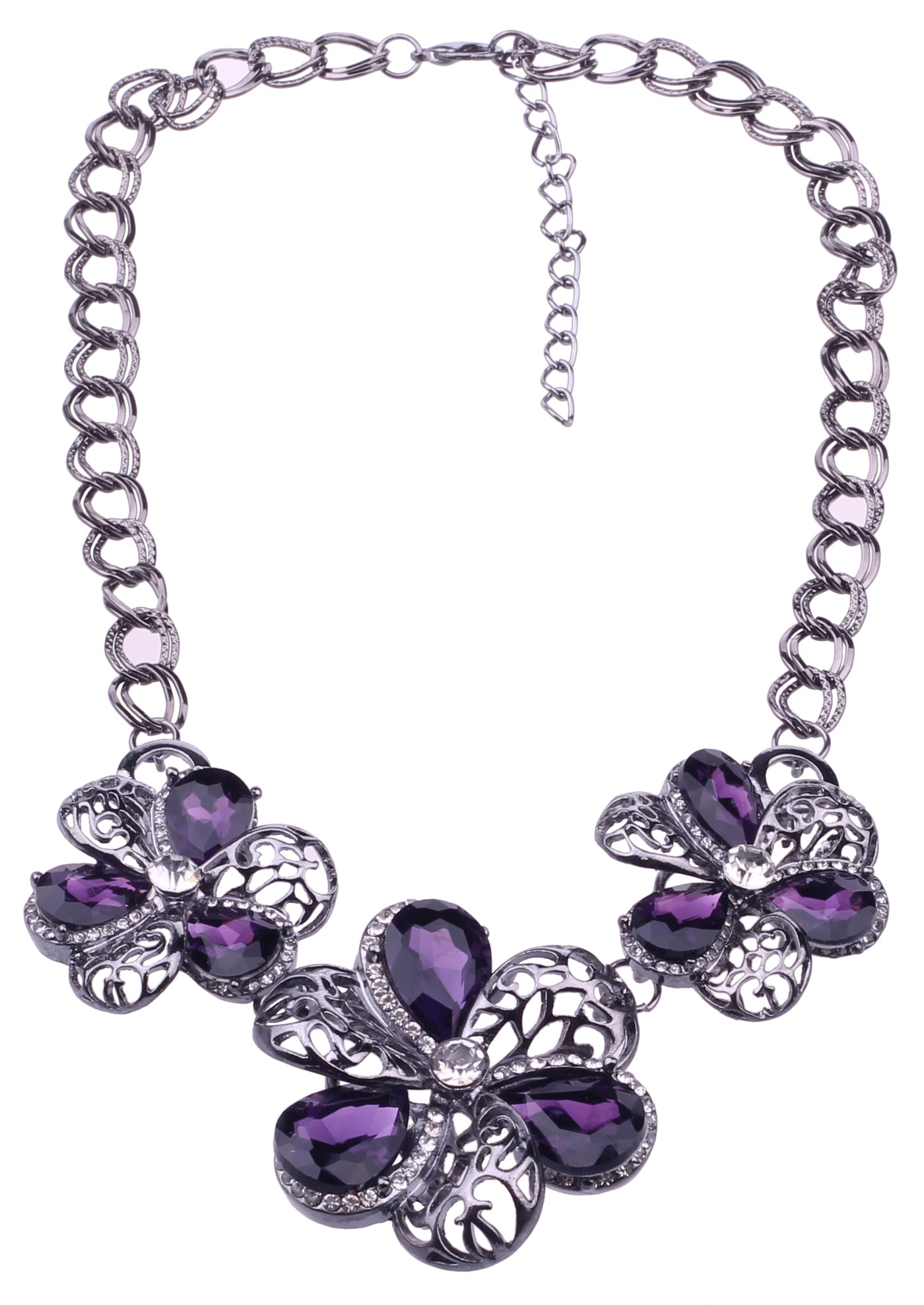 A flower necklace