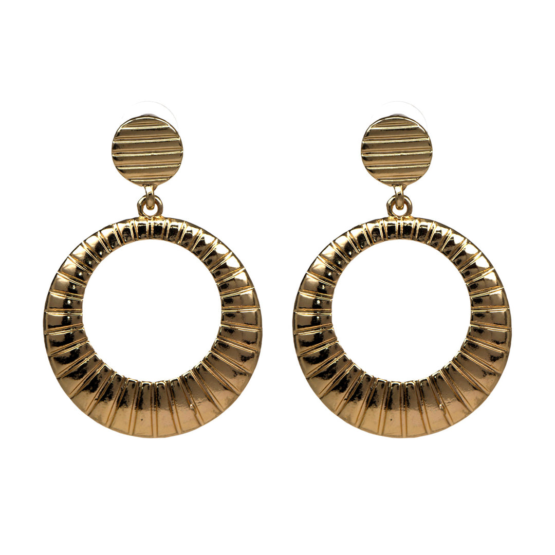 Round earrings