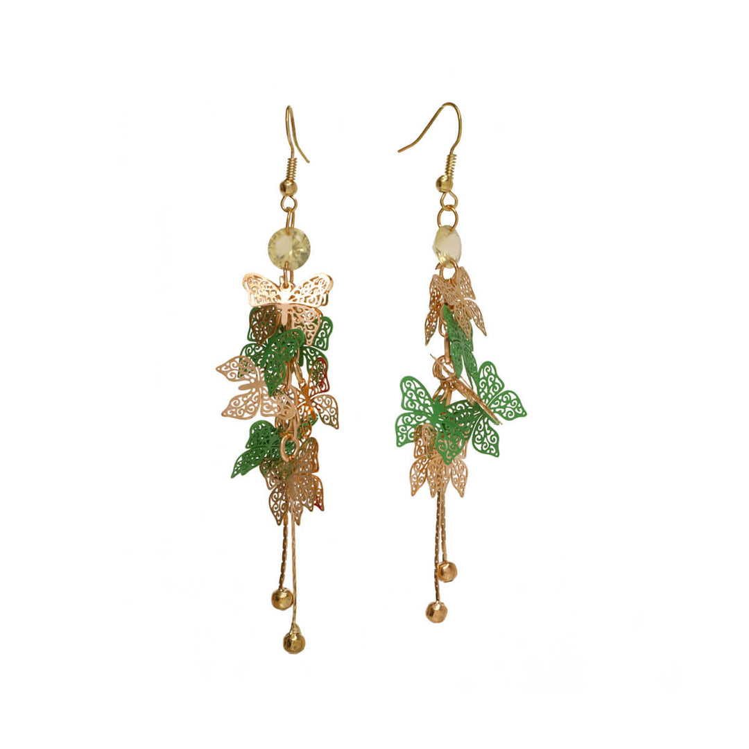 Hanging butterflies earrings