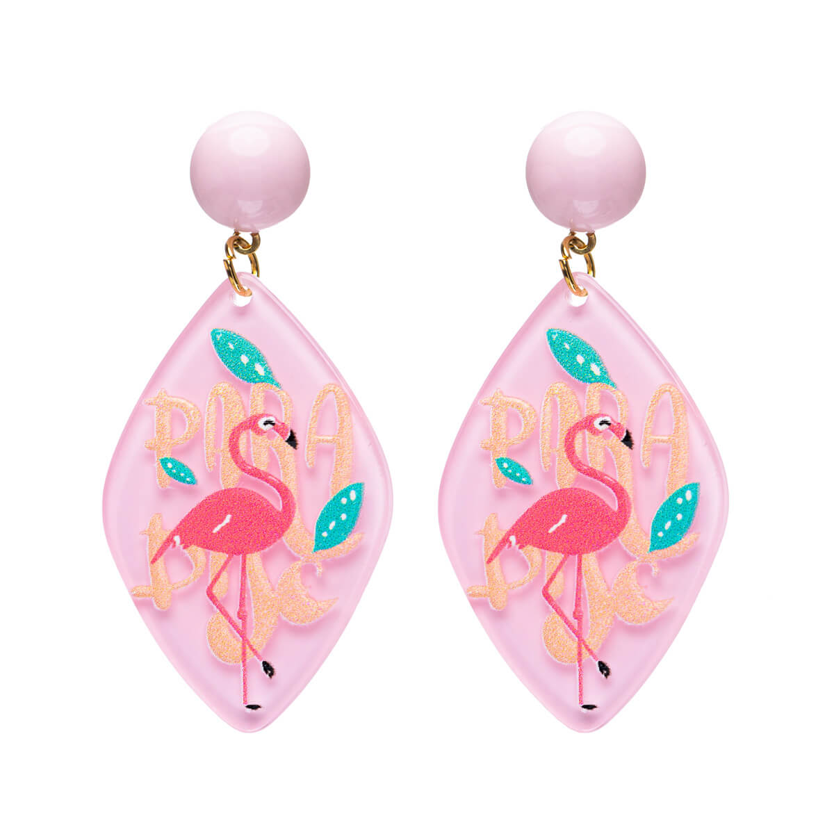 Flamingo Box örhängen