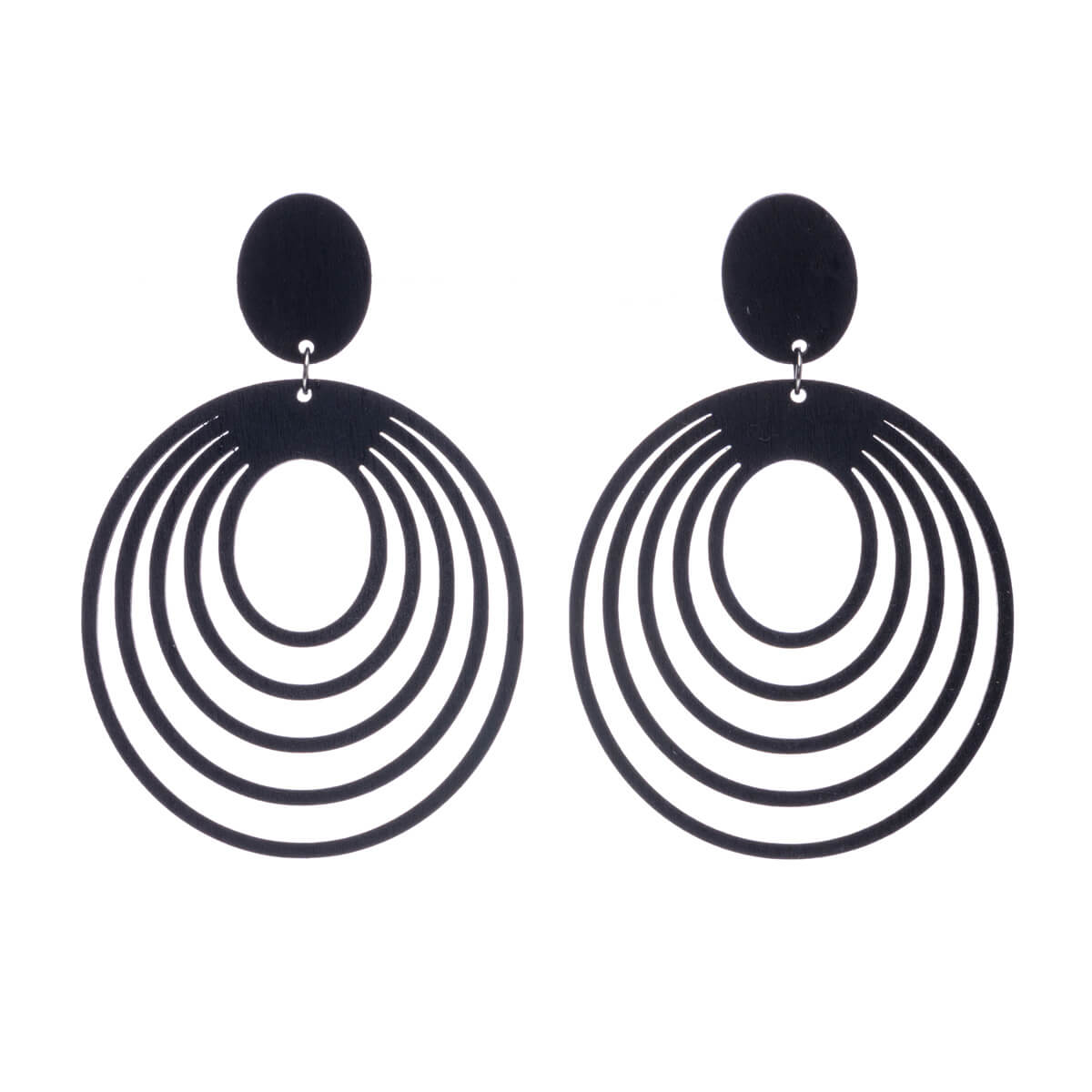 Water rings for wood earrings (Steel 316L)