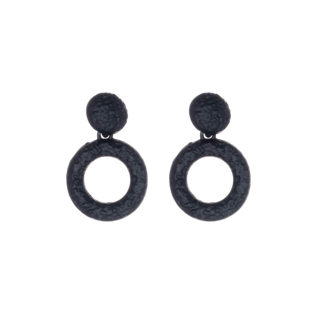 Uneven ring earrings