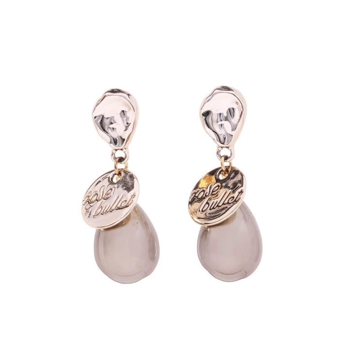 Hanging pearl drop earrings Love