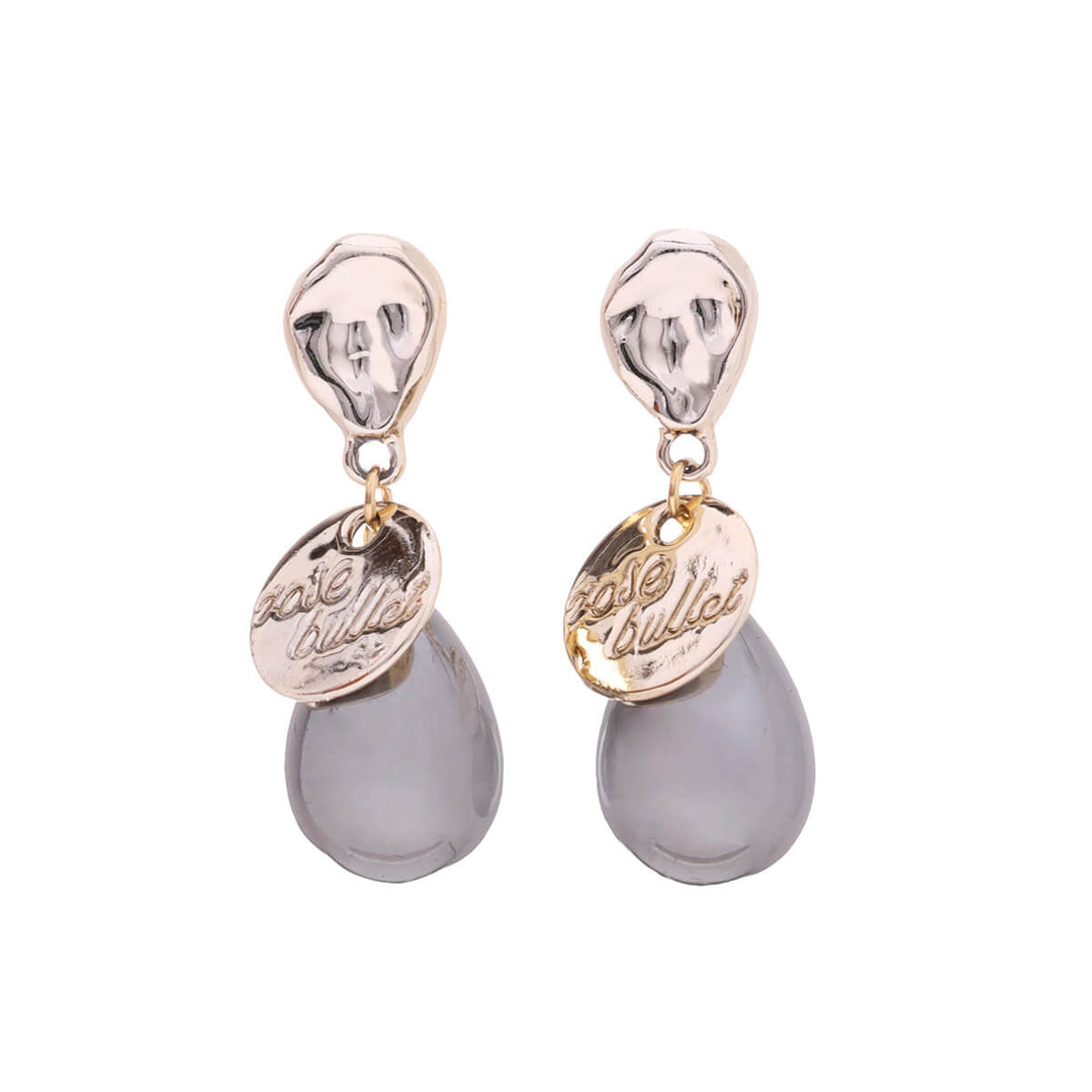 Hanging pearl drop earrings Love